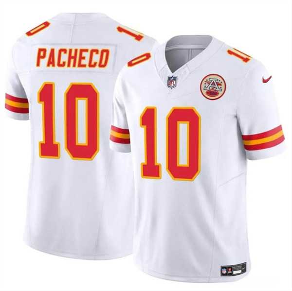 Men & Women & Youth Kansas City Chiefs #10 Isiah Pacheco White 2023 F.U.S.E. Vapor Untouchable Limited Stitched Jersey,We sell and wholesale Men & Women & Youth Kansas City Chiefs #10 Isiah Pacheco White 2023 F.U.S.E. Vapor Untouchable Limited Stitched Jersey on line form chian!
